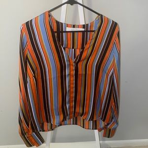 Multicolor Longsleeve Blouse